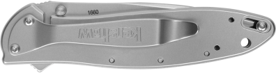 Kershaw Leek 1660 3" Folding Drop Point Plain Bead Blasted 14C28N Knife — view 3