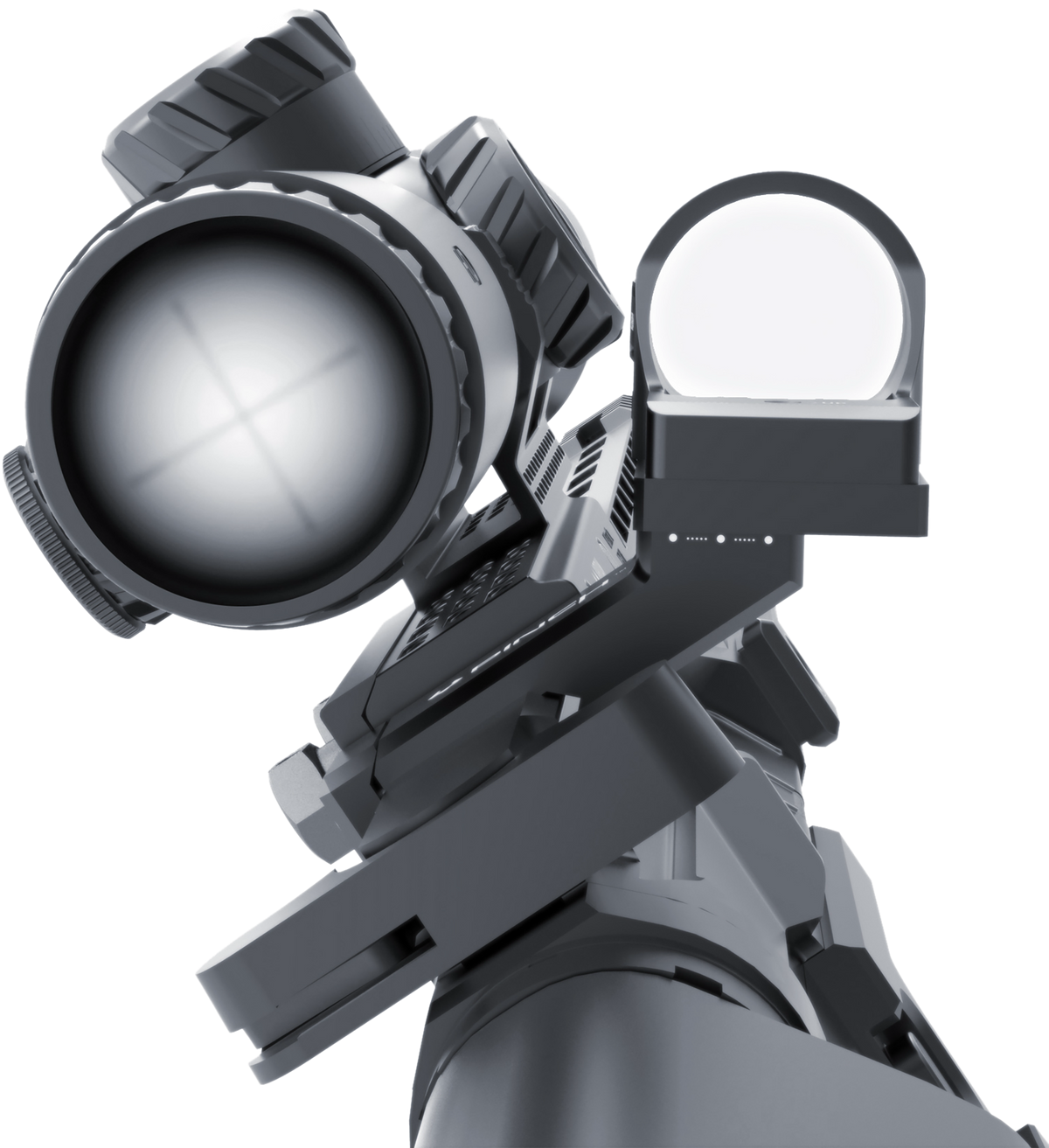 Viridian PINCH Adjustable 35 Degree Offset Optic Mount - Docter/FastFire/Venom Footprint - Black Anodized — view 3