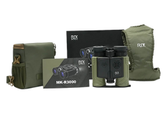 Rix Optics MK-R3000 8x 32mm Rangefinding Binoculars - Black / Green — view 3