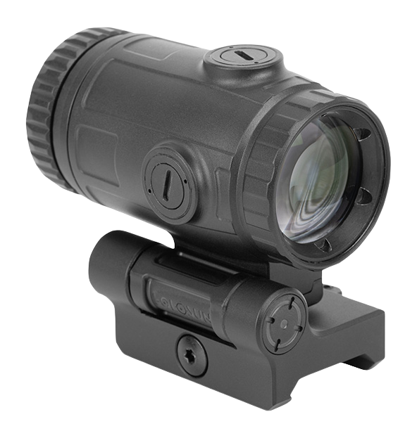 Holosun HM3X-MICRO 3x Magnifier Black Anodized Quick Detach Flip-to-Side — view 3