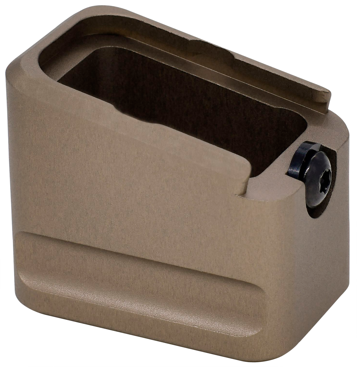 Warne Magazine Extension 9mm Luger/.40 S&W +5/+4 for Glock 19/23 - Flat Dark Earth — view 3