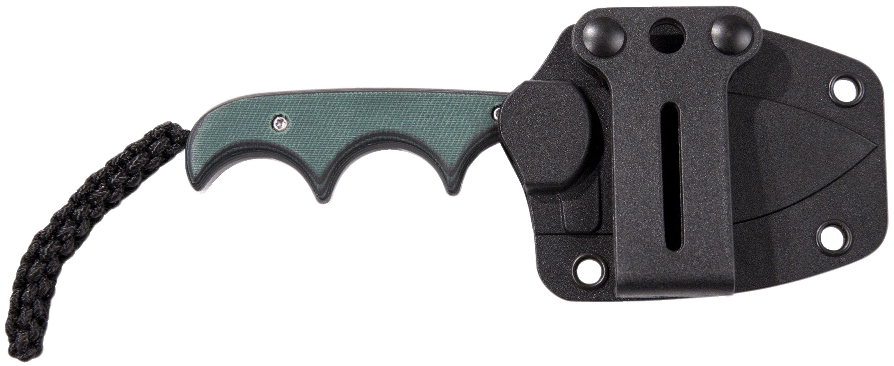 Columbia River 2396 Minimalist 2.15" Spear Point Plain Stonewashed 8Cr13MoV SS Green Resin Infused Fiber Handle Fixed — view 3