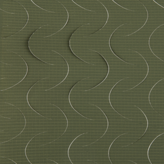 Vanish 25355 3D Die-Cut Blind Fabric 9.8' x 58" Olive/Brown — view 3