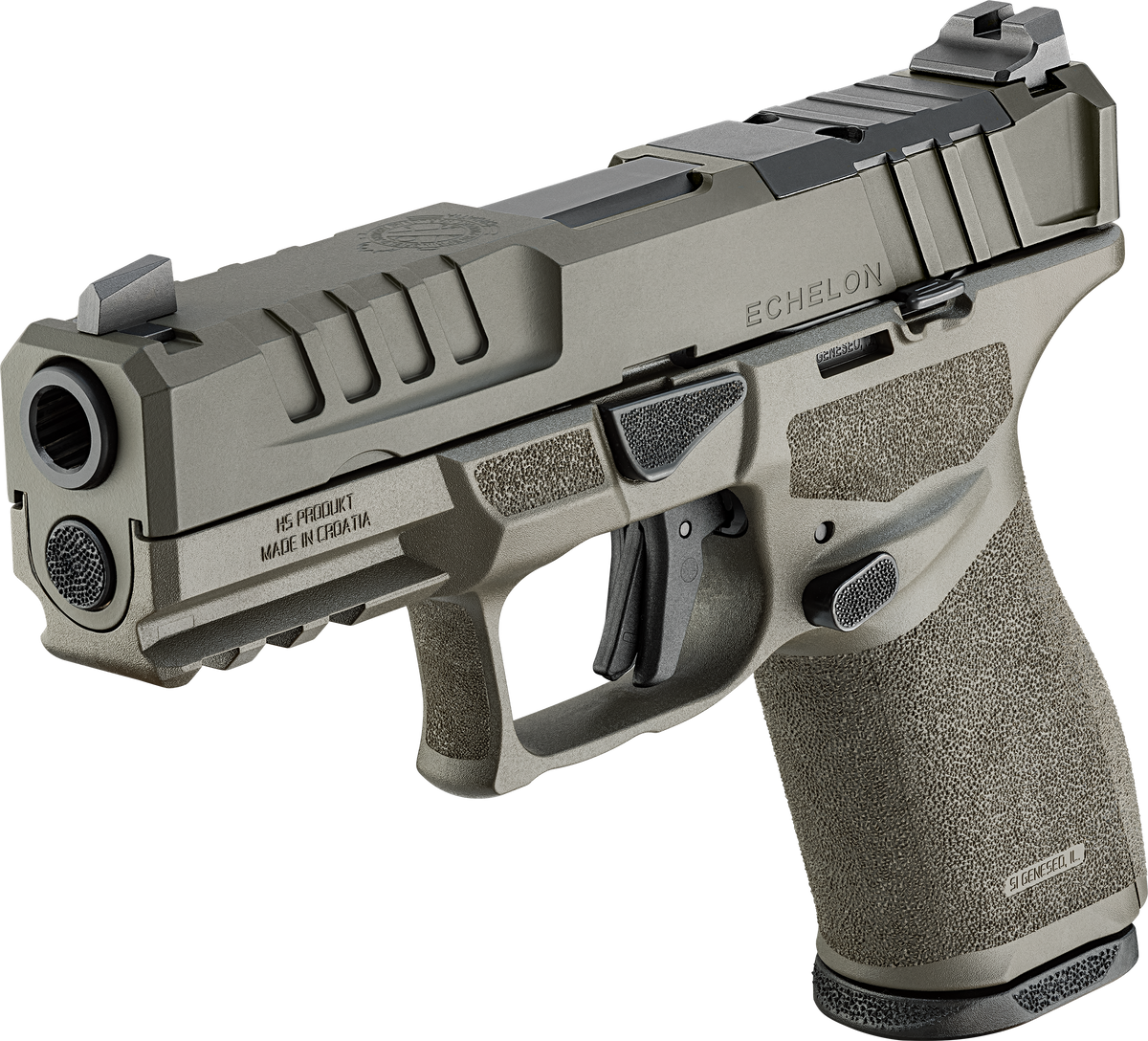 Springfield Armory Echelon 4.0C 9mm 4" 15+1 Semi-Auto Pistol - OD Green — view 3