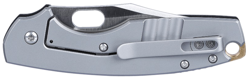 Columbia River CRKT Pilar IV 3.09" Folding Plain Satin D2 Steel Black G10/SS Handle Frame Lock — view 3