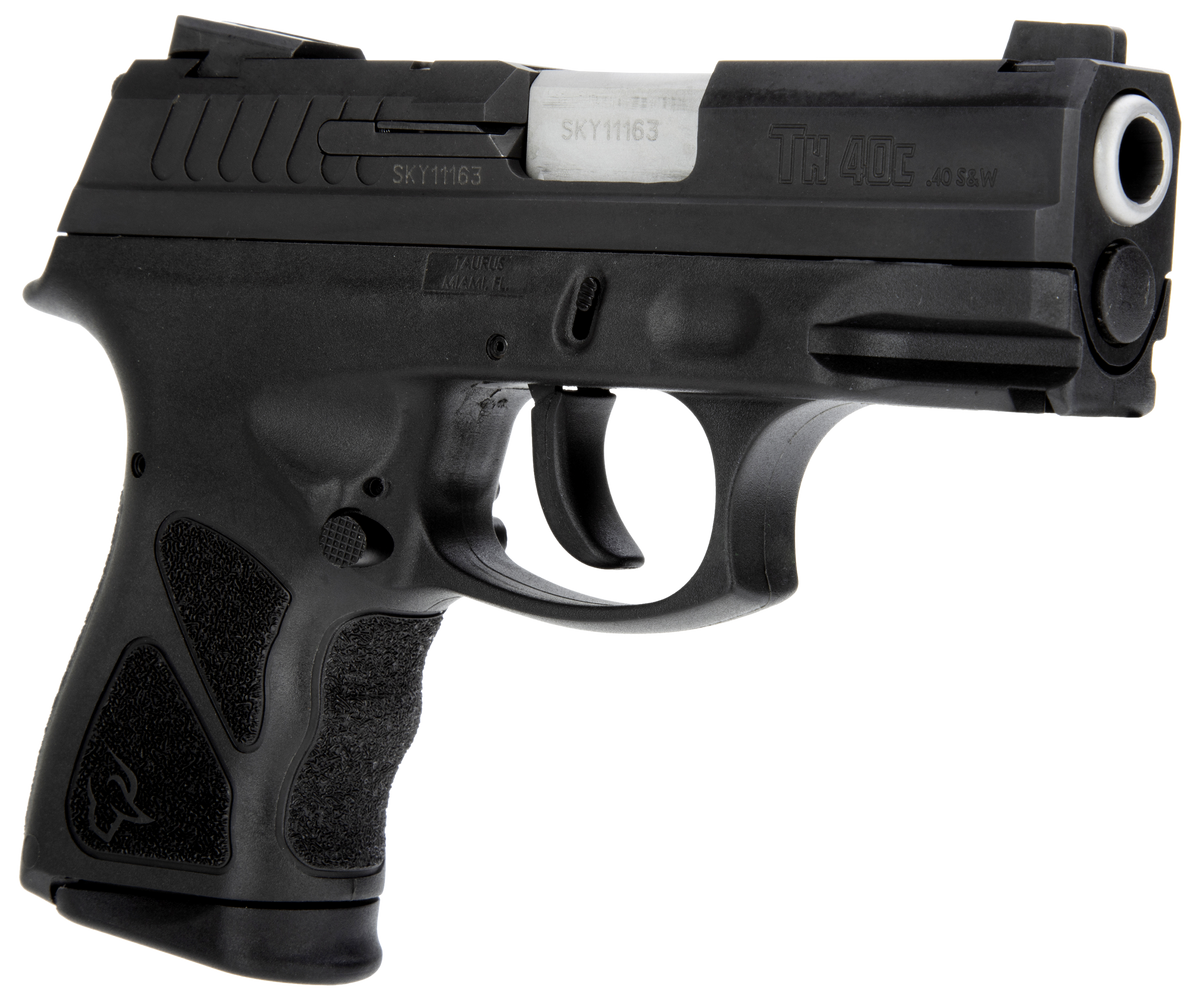 Taurus TH40c Compact 40 S&W 3.54" 15+1/11+1 DA/SA Semi-Auto Pistol - Matte Black — view 3