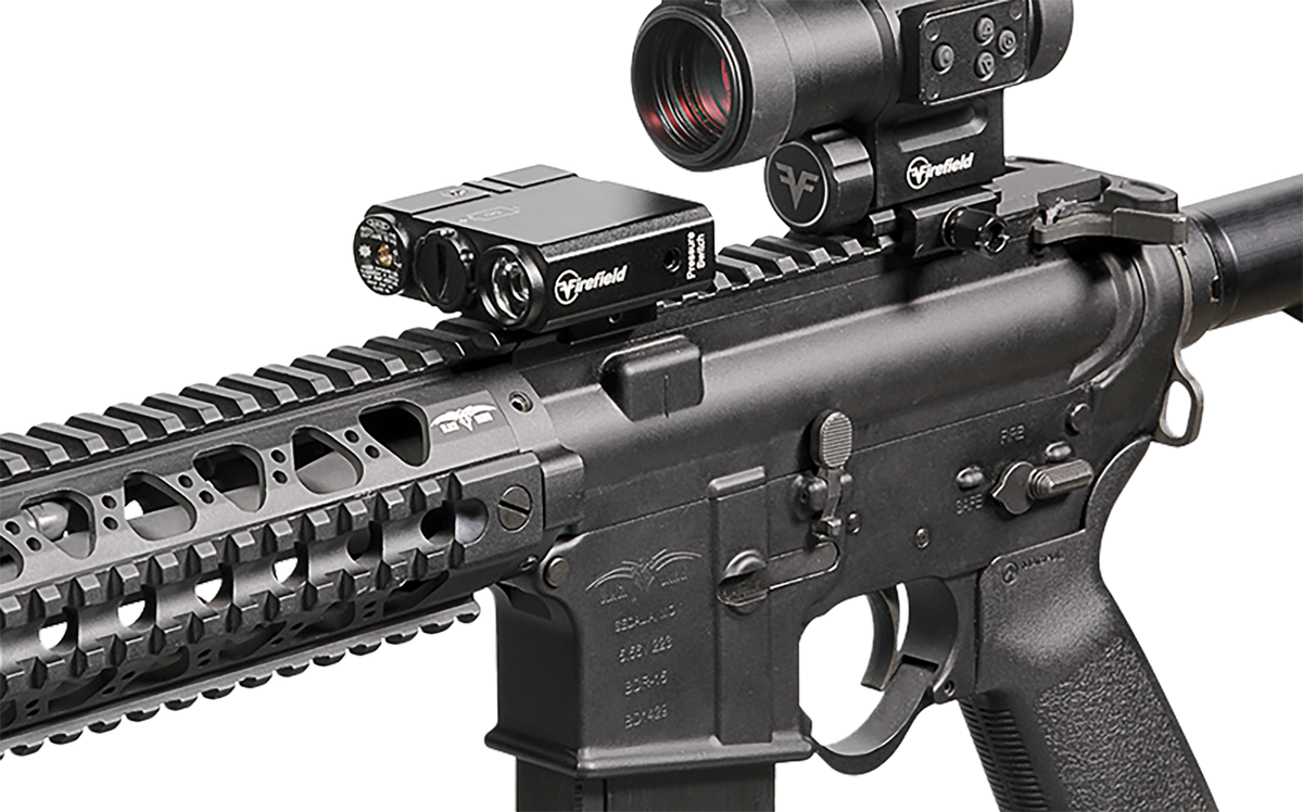 Firefield Charge AR Red Laser and Light Combo 5mW 180-Lumen Picatinny/Weaver Matte Black — view 3