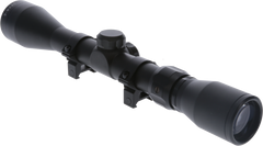 TruGlo Trushot 3-9x40mm 1" Tube Duplex Reticle Rifle Scope w/Mounting Rings - Black — view 3