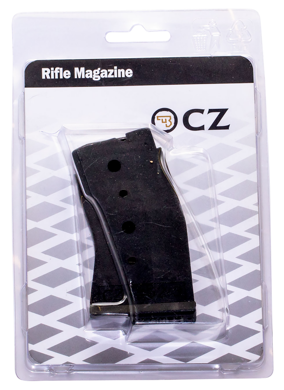 CZ 452/453 22 WMR 10-Rd Black Polymer Magazine — view 3