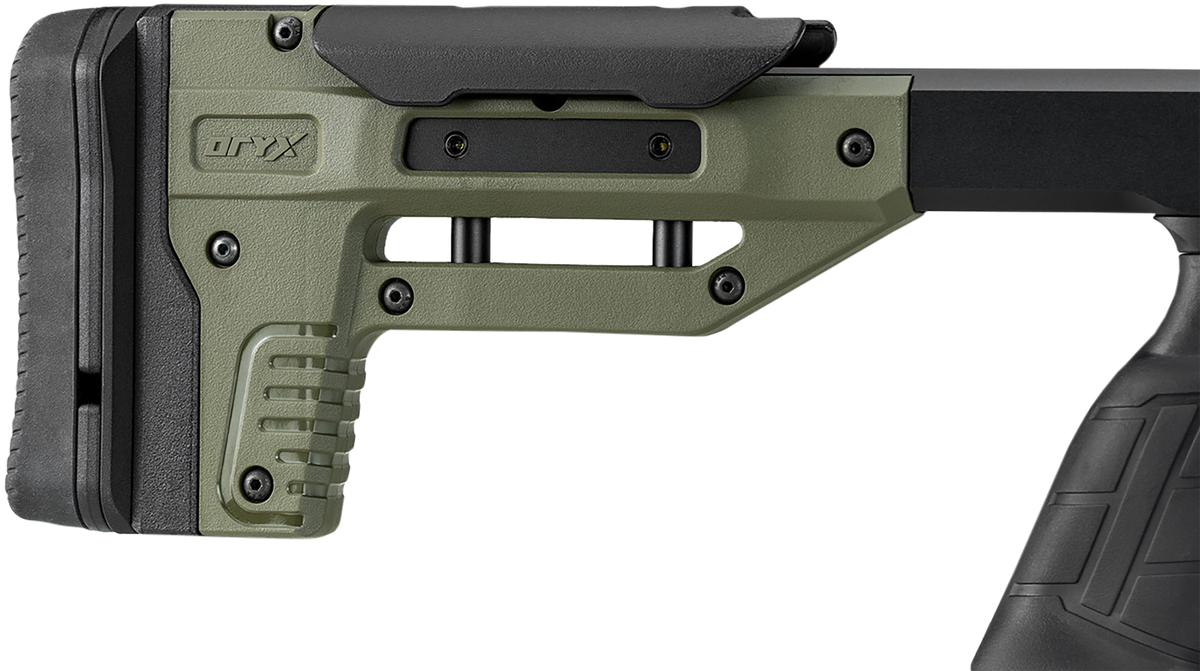 MDT Sporting Goods Oryx Sportsman Chassis OD Green Aluminum 32.25" Short Action RH - Fits Remington 700 — view 3