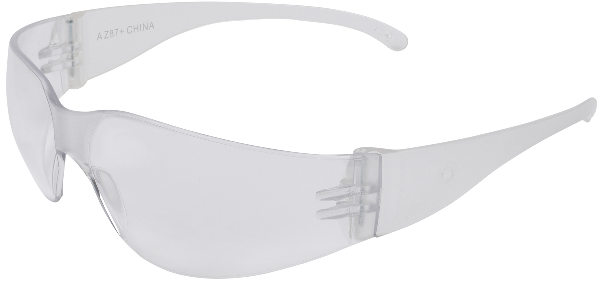 Allen Ultrx Cinder Safety Glasses Clear Lens/Frame — view 3