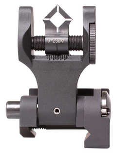 Troy Industries Rear Folding BattleSight Dioptic AR-15 - Black Hardcoat Anodized — view 3