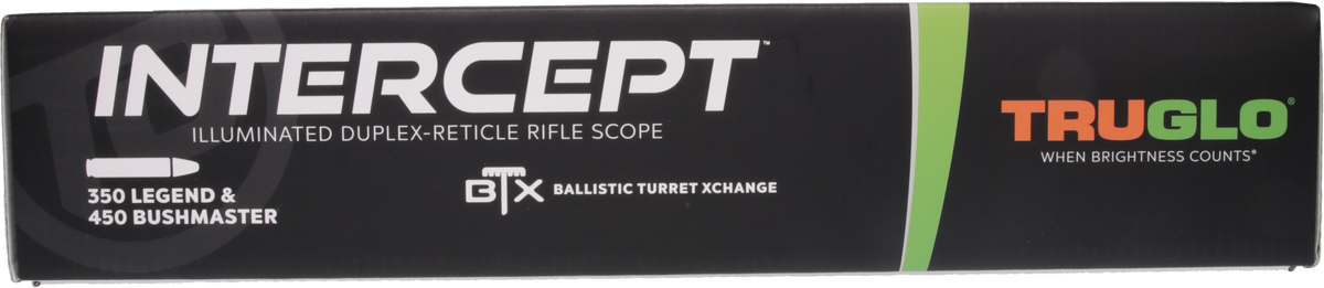 TruGlo Intercept 3-9x 40mm Rifle Scope - Illuminated Duplex Reticle Matte Black — view 3