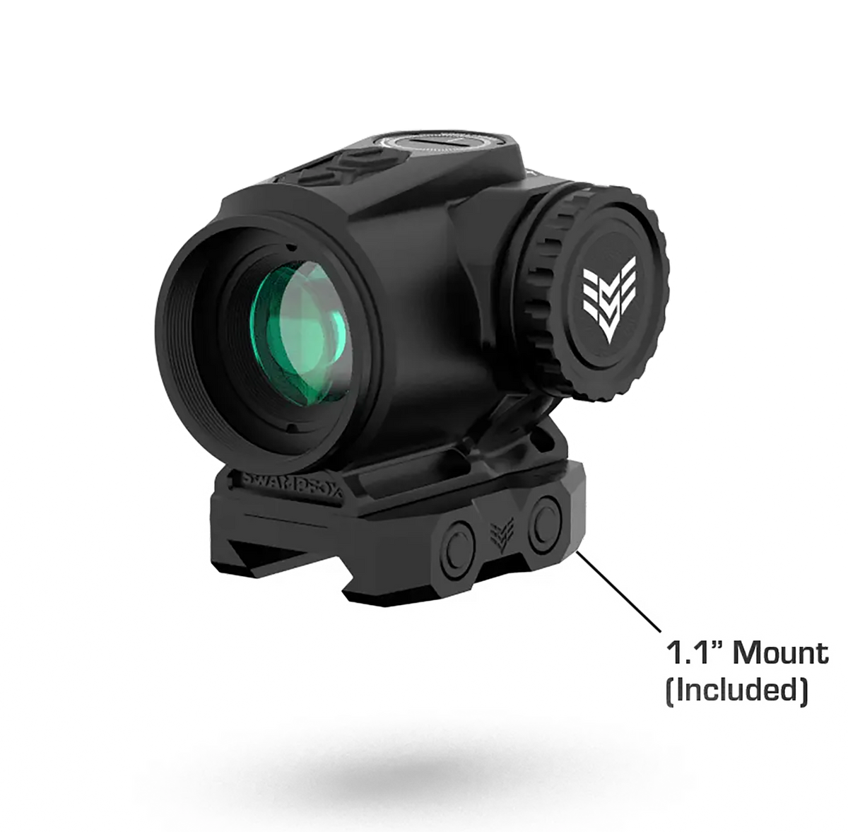 Swampfox Optics Raider Micro Prism 1x 20mm BRC Reticle - Green — view 3