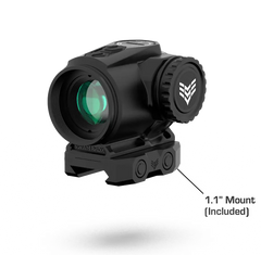 Swampfox Optics Raider Micro Prism 1x 20mm BRC Reticle - Green — view 3