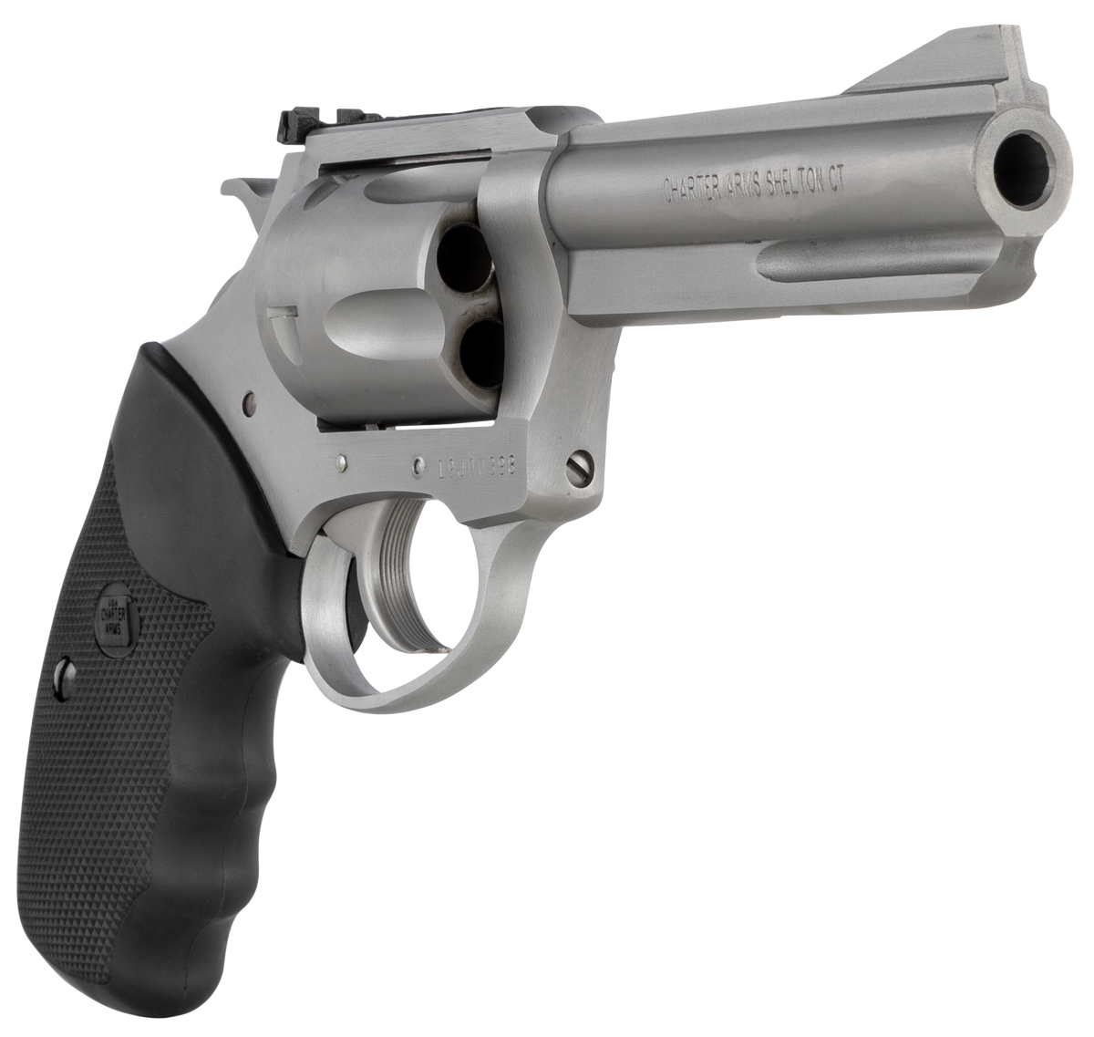 Charter Arms Pitbull 9mm Luger 4.20" 5-Shot DA/SA Revolver - Matte Stainless — view 3