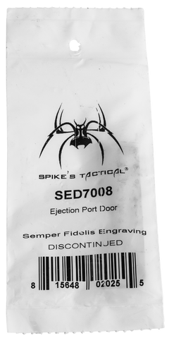 Spikes SED7008 Ejection Port Door Semper Fidelis AR-15 Black Phosphate Steel — view 3