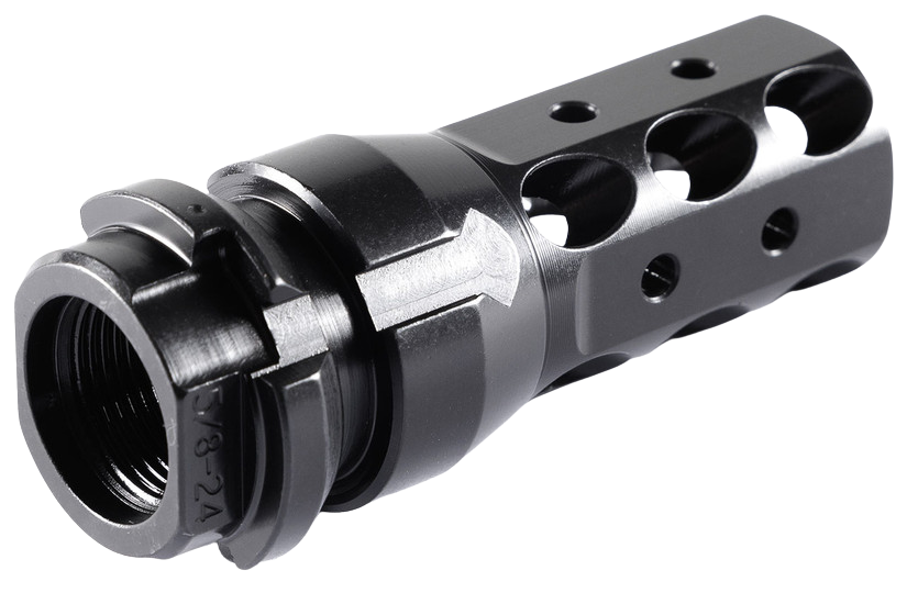 Dead Air DA163 KeyMo Muzzle Brake 45 Cal 11/16x24 Black Nitride — view 3