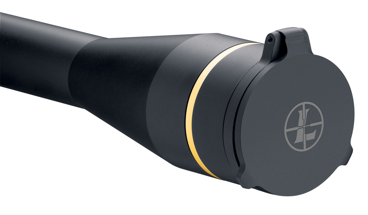 Leupold Alumina Flip-Back Lens Cover 42mm VX-6 Matte Black Aluminum — view 3