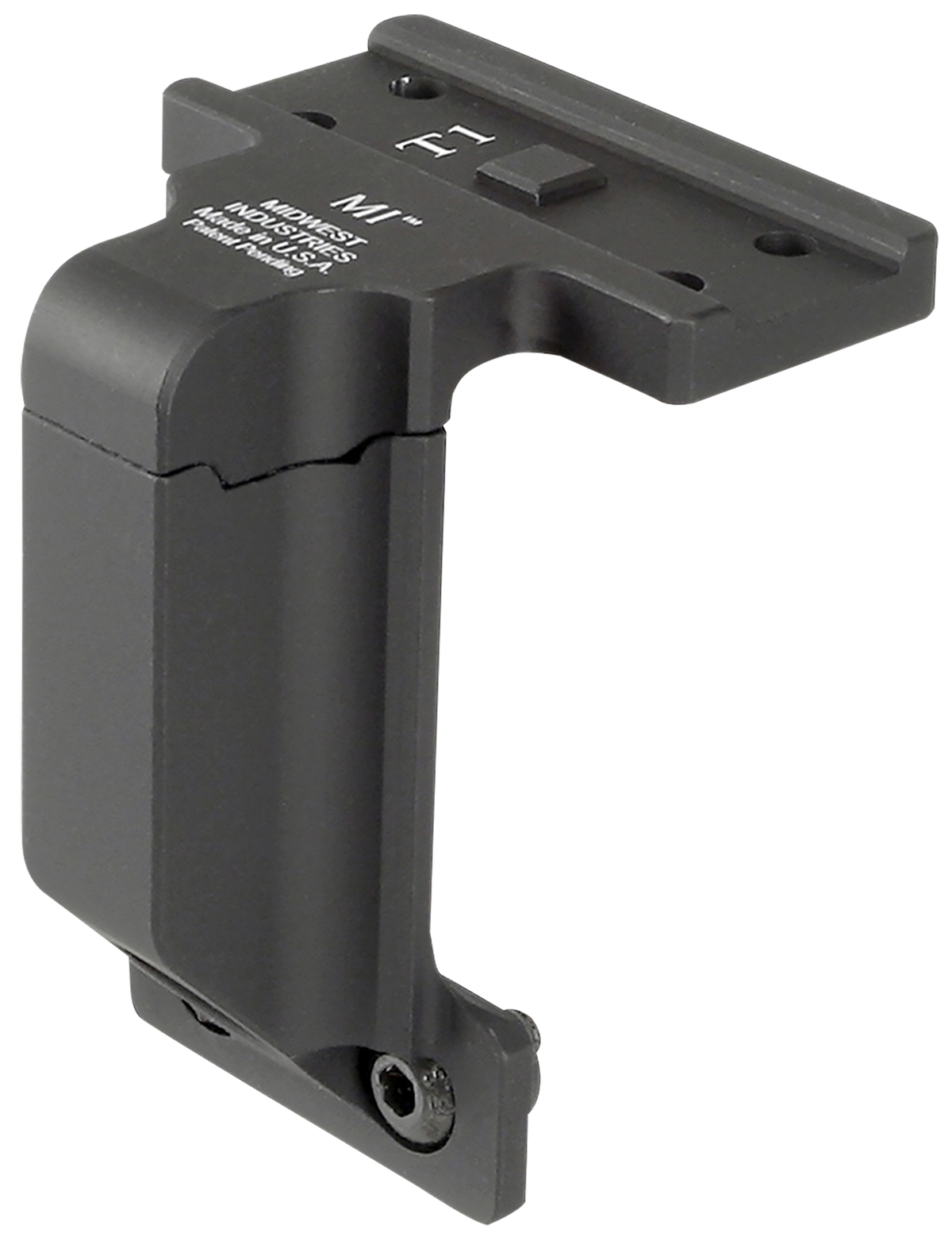 Midwest Industries MIG2SUBT2 Gen2 Sub-2000 Mini Optic Mount - Matte Black Hardcoat Anodized — view 3