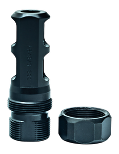 Faxon Firearms MuzzLok Plan B 5/8x24 Muzzle Brake - Stainless Steel - .375" Bore — view 3