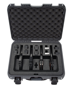 Nanuk 925 4-Up Pistol Case Waterproof Graphite Resin w/ Closed-Cell Foam — view 3