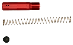 Strike Industries AR Pistol Buffer Tube Slick 5.28" 7075-T6 Aluminum Red Anodized — view 3