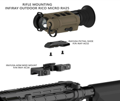 InfiRay Outdoor AC36 Micro-MQD Quick Detach Black Picatinny Rail Mount — view 3