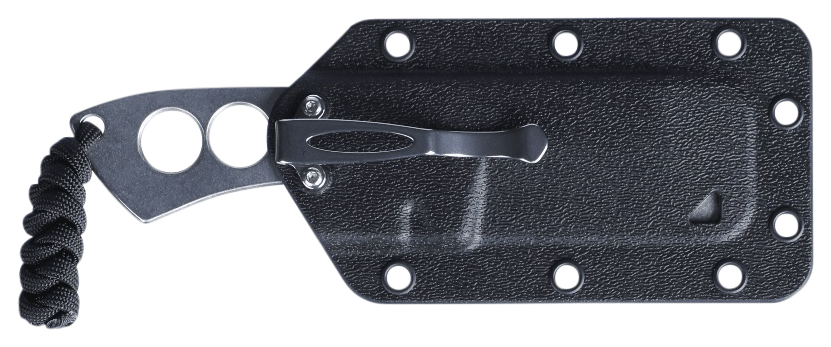 Columbia River CRKT 2130 Razel Chisel 2" Fixed Plain Stonewashed 8Cr13MoV SS Silver Skeletonized Stainless Handle — view 3