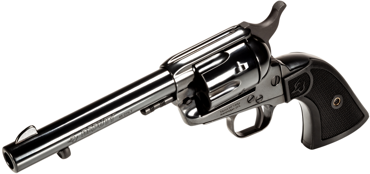 Taurus Deputy 45 Colt (LC) 4.75" 6-Rd SAO Revolver - Polished Black — view 3
