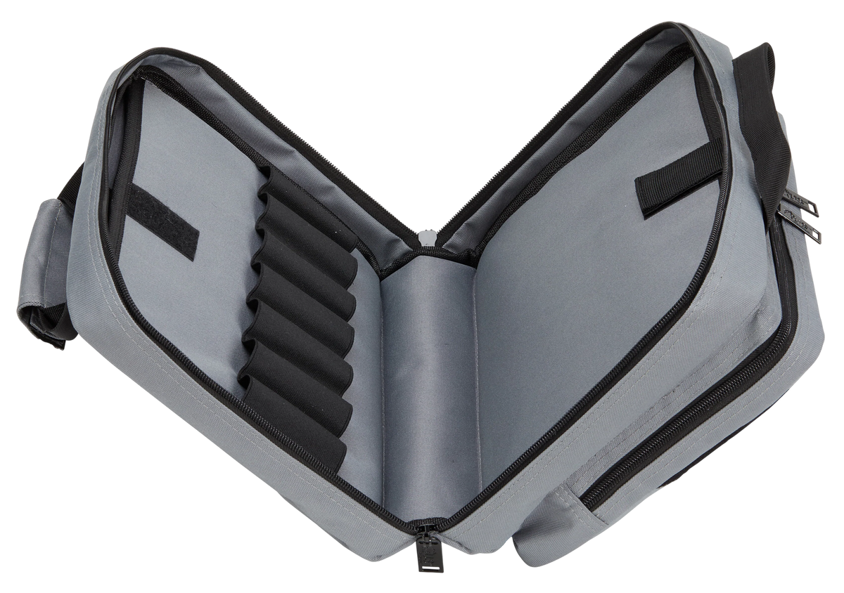 US PeaceKeeper P21301 Macro Mini Range Bag 13.5" L x 9.5" H x 3" Grey Nylon — view 3