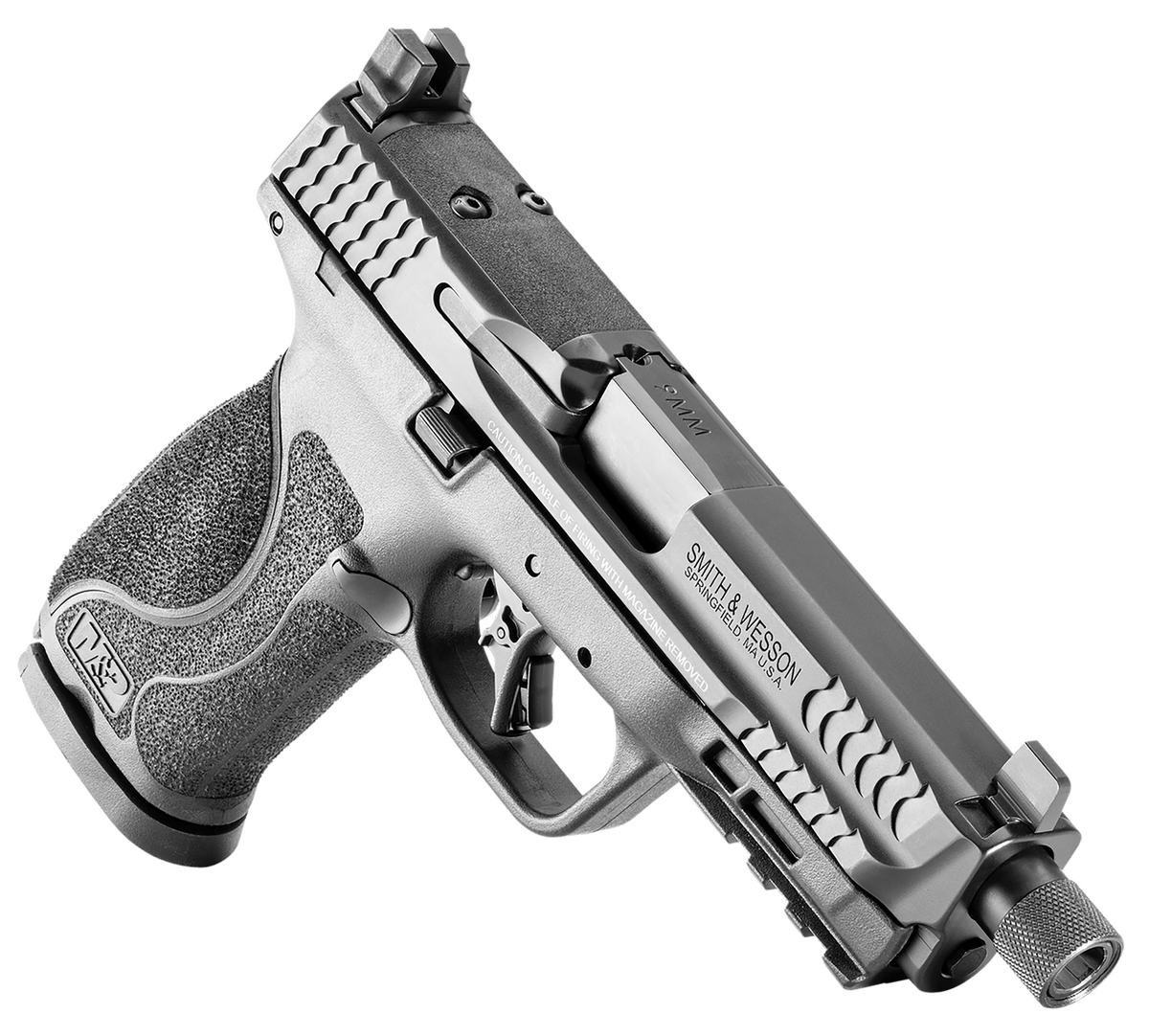 Smith & Wesson M&P M2.0 9mm 4.62" 17+1 Threaded Optic-Ready Semi-Auto Pistol — view 3