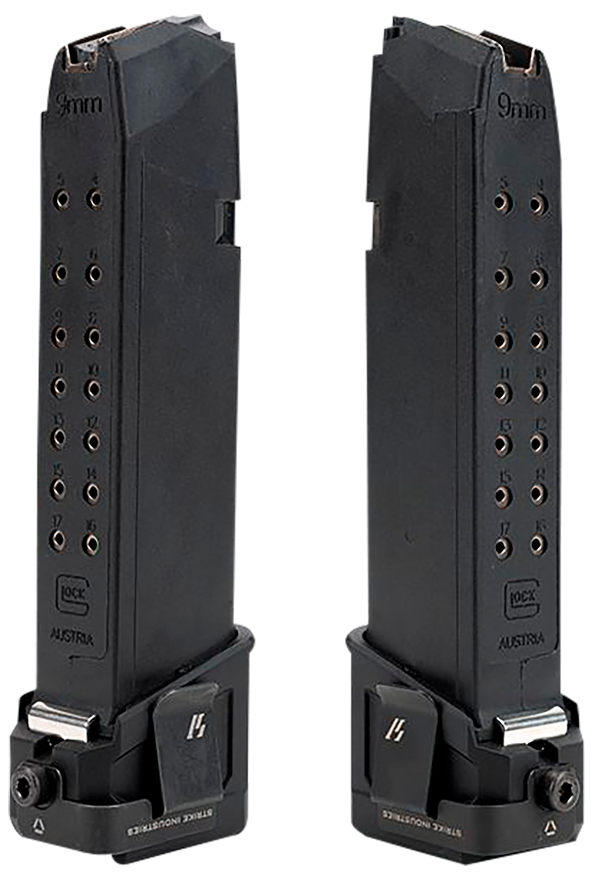 Strike Industries EMPCLIPR EMP Pocket Clip Stainless Steel Black for SI EMP Mag Extension - Right Hand — view 3