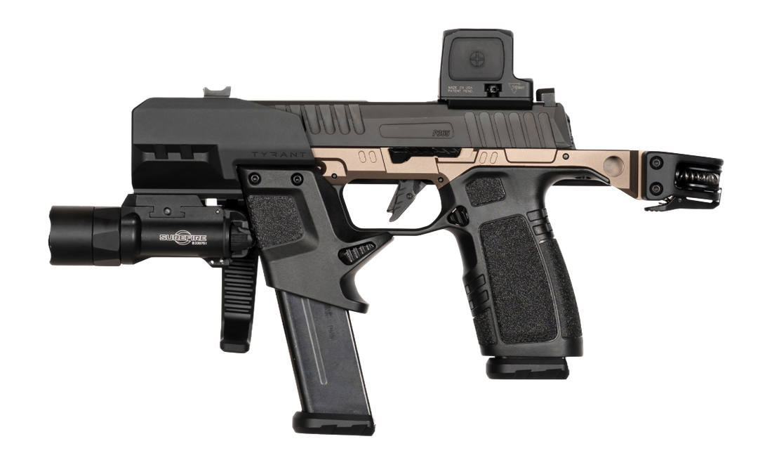 Tyrant CNC TWS365 Sig Sauer P365 9mm PDW Chassis - Bronze — view 3