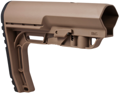 Mission First Tactical BMSSDE Battlelink Minimalist Stock Collapsible Scorched Dark Earth Synthetic for AR-15/M16/M4 - Commercial Tube (Not Included) — view 3