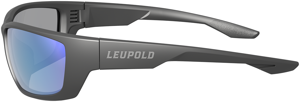 Leupold Cheyenne Matte Black Blue Mirror Polarized Eyewear — view 3
