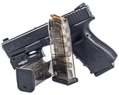 ETS Group SMKGLK1910 9mm Luger 10-Rd Limited Pistol Magazine for Glock 19/26 - Smoke Polymer — view 3