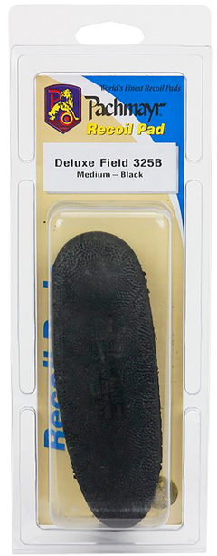 Pachmayr F325 Deluxe Black w/White Line Medium Rubber Recoil Pad for Rifle/Shotgun — view 3