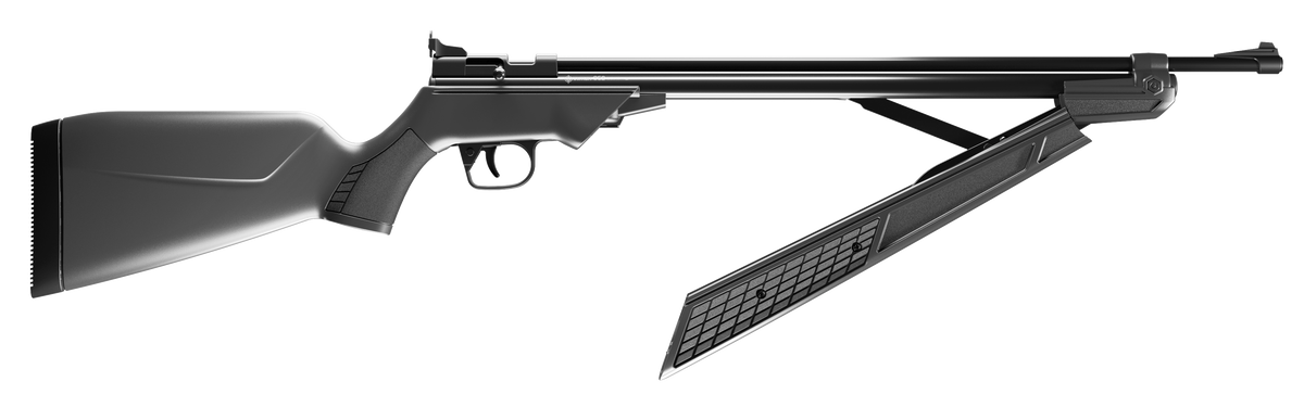Crosman C362 .22 Caliber Pump Air Rifle - Black Synthetic Stock — view 3