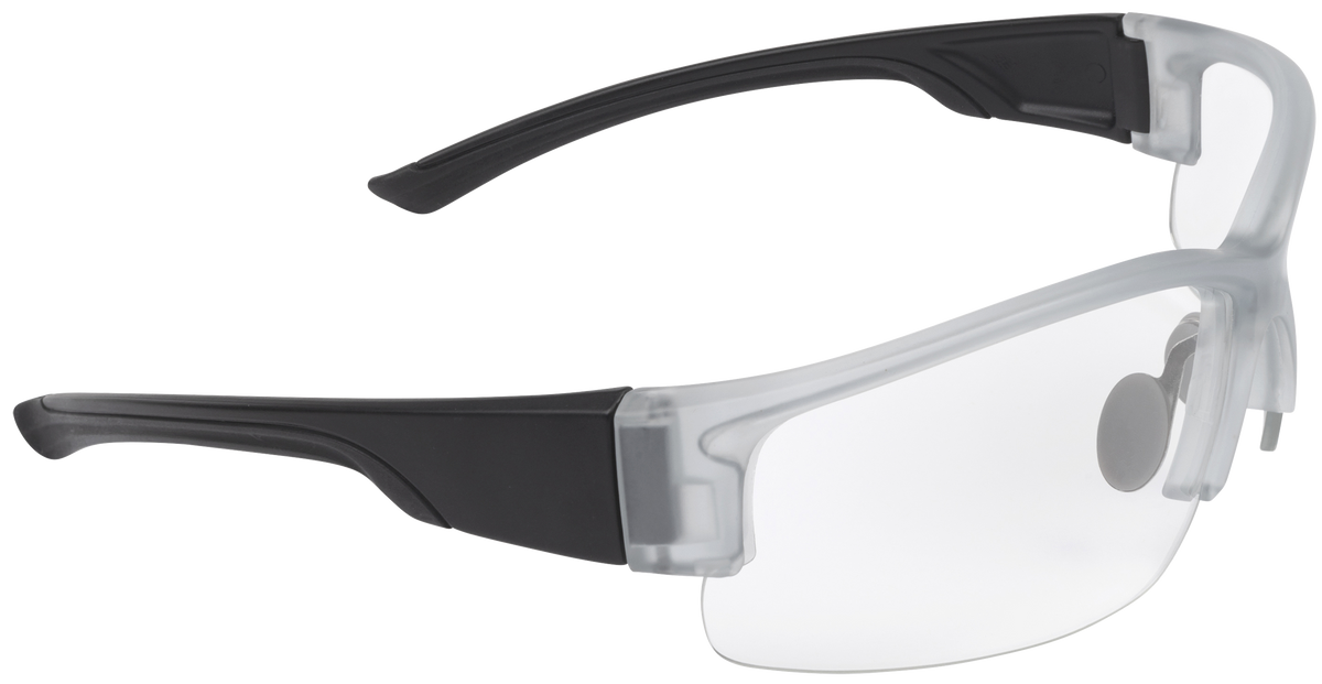 Allen 4184 Ultrx Loft Safety Glasses Clear Lens Black Wraparound Frame — view 3