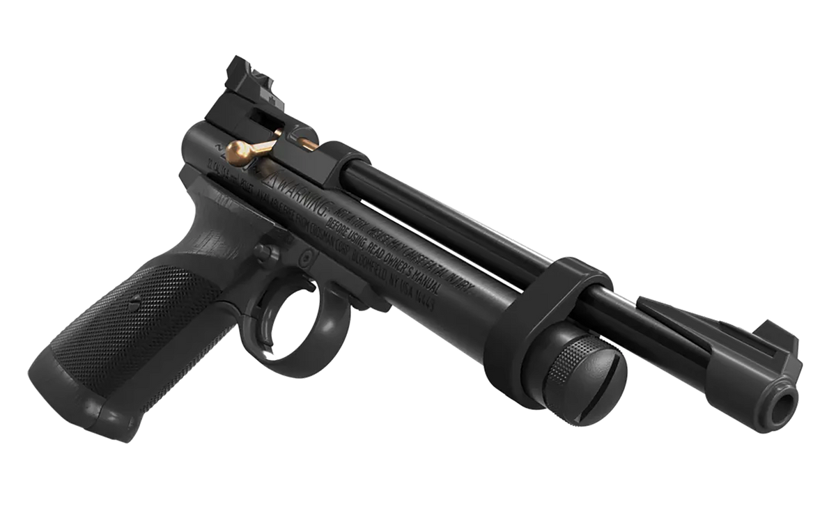 Daisy 2240 .22 Cal CO2 1-Shot Bolt Action Air Pistol - Black Polymer — view 3
