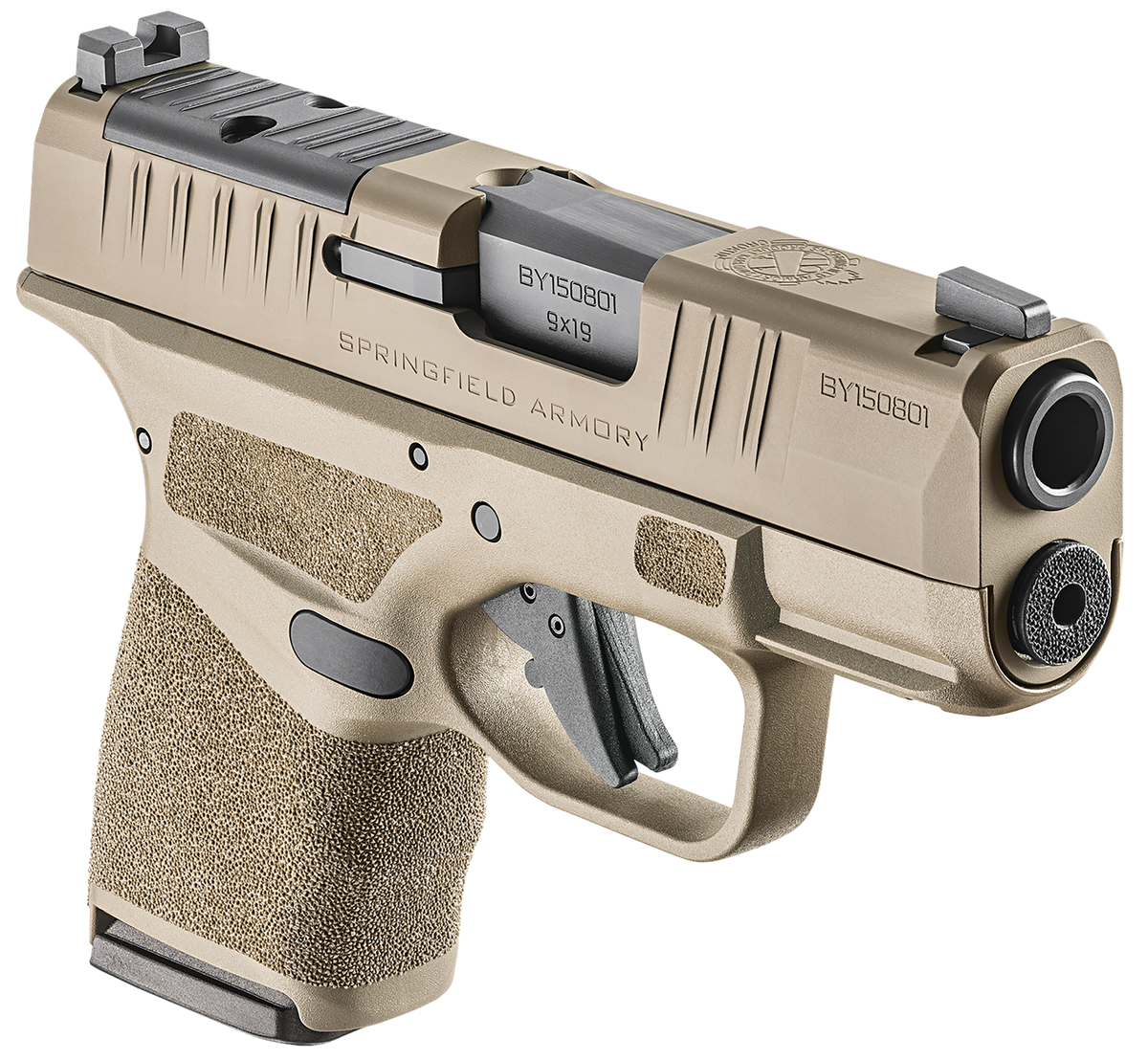 Springfield Armory Hellcat Micro-Compact OSP 9mm Luger 3" 11+1/13+1 Semi-Auto Pistol - Flat Dark Earth — view 3