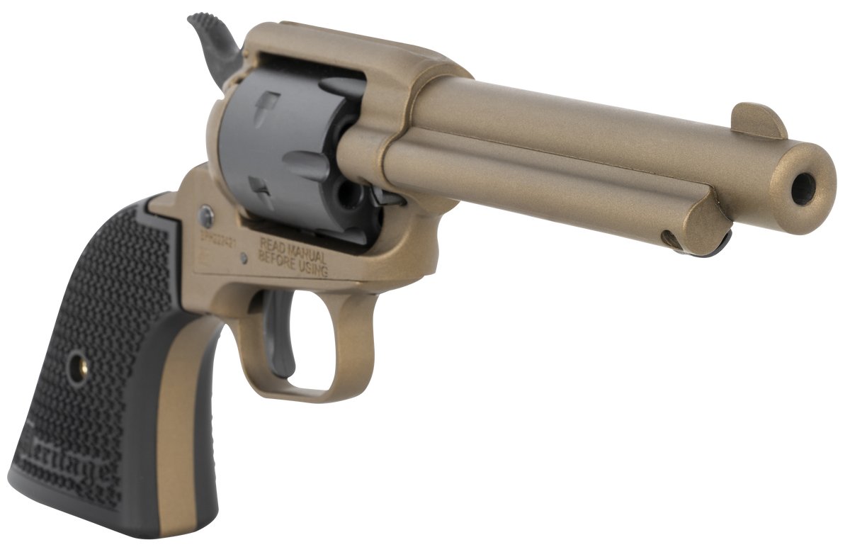 Heritage Mfg Rough Rider 22 LR 4.75" 6-Shot SAO Revolver - Burnt Bronze Cerakote — view 3