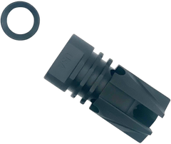 LBE Unlimited ARFH-REV Flash Hider 5.56mm .223 Cal Black 1/2"-28 TPI — view 3