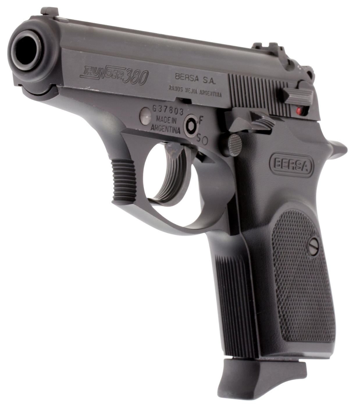 Bersa Thunder 380 Micro-Compact .380 ACP 3.5" 8+1 Semi-Auto Pistol - Matte Black — view 3