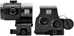 EOTech HHS VI EXPS3-2 & G43 3x Magnifier 1 MOA Red Dot/68 MOA Ring Holographic Sight - Matte Black — view 3