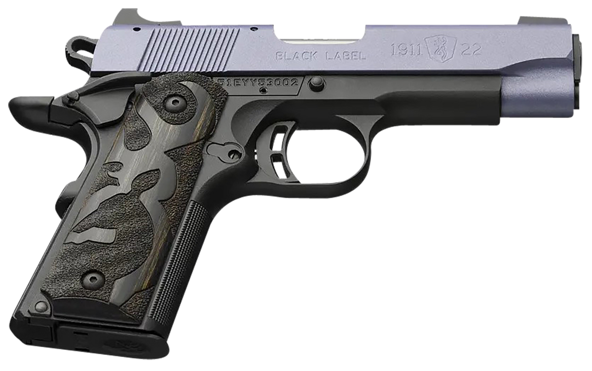 Browning 1911 Black Label Compact 22 LR 3.63" 10+1 Semi-Auto Pistol — view 3