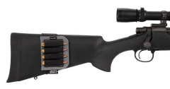 Allen 8208 Next Shot Rifle Cartridge Carrier Band 4-Rd Black Silicone Buttstock Mount — view 3