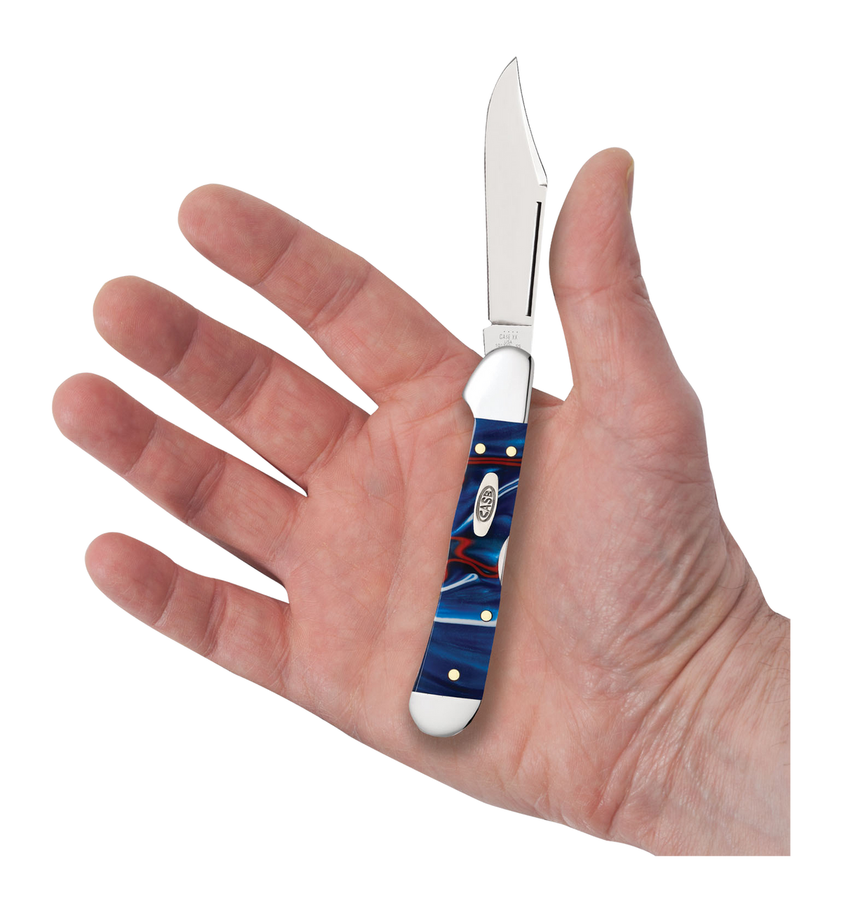 Case Mini CopperLock Patriotic Kirinite 2.72" Folding Knife — view 3