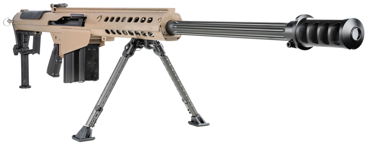 Barrett M107A1 50 BMG 29" 10+1 Semi-Auto Rifle - Flat Dark Earth Cerakote — view 3